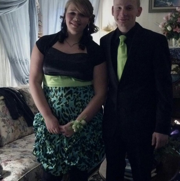 Strapless heartshape leopard print - Picture 2 of 8